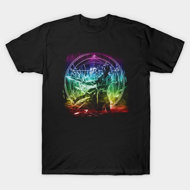 philosophal storm-rainbow T-Shirt by kharmazero